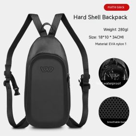 Bicycle Hard Shell Cycling Racing Backpack (Option: Frosted Style)