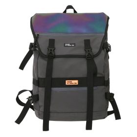 Men's Computer Backpack Fashion Trendy Workwear Large Capacity (Option: Gray)