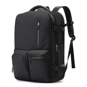 Casual Backpack Large Capacity Korean Style (Color: Black)