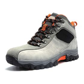 Waterproof Hiking Boots Men Autumn Winter Non-slip Lightweight Breathable Hiking Shoe Outdoor Trekking Hiking Shoes Hunting Shoe (Color: B2024-W, size: 40)