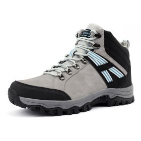 Waterproof Hiking Boots Men Autumn Winter Non-slip Lightweight Breathable Hiking Shoe Outdoor Trekking Hiking Shoes Hunting Shoe (Color: B2027-W, size: 40)