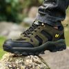 Waterproof Mens Hiking Sneakers Mountain Climbing Shoes Men Outdoor Trekking Sport Shoes Men Non-Slip Hunting Trekking Boots