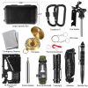 14in1 Outdoor Emergency Survival Gear Kit Camping Hiking Survival Gear Tools Kit Survival Gear And Equipment, Outdoor Fishing Hunting Camping Accessor