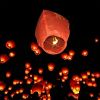 KongMing Lanterns; Flying Paper Lamp; Outdoor Sky Lantern; For Wishing Memorial And Blessing; Chinese Red Lanterns For Weddings; Birthday Party Decora