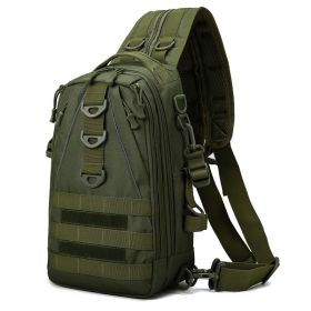 Multi-layer Multifunctional Fishing Outdoor Backpack (Color: Green)