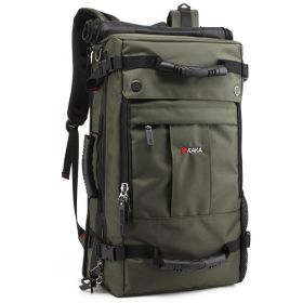 Fashion Outdoor Mountaineering Waterproof Rucksack (Option: Army Green-17 Inch)