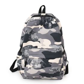 New Fashion Personalized Graffiti Large Capacity Canvas Backpack (Option: 3 Models)